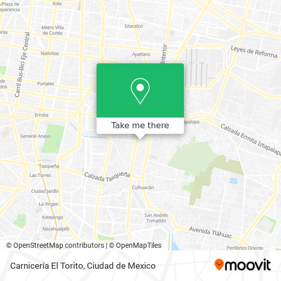 Carnicería El Torito map