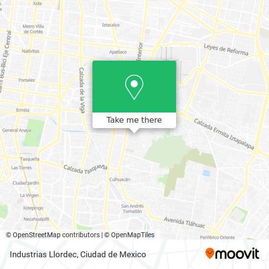 Industrias Llordec map