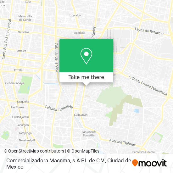 Mapa de Comercializadora Macnma, s.A.P.I. de C.V.