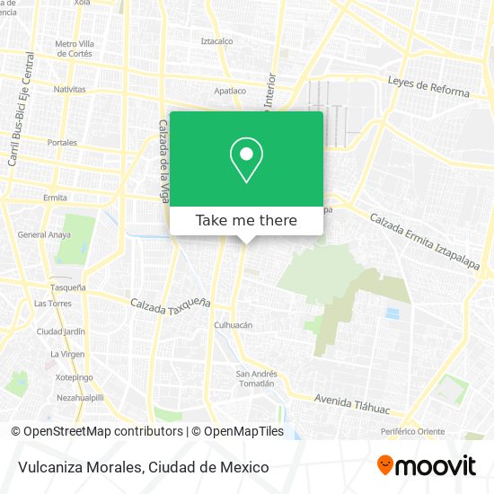 Vulcaniza Morales map