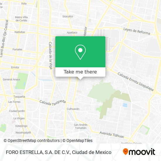 Mapa de FORO ESTRELLA, S.A. DE C.V.