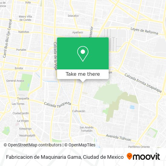 Fabricacion de Maquinaria Gama map