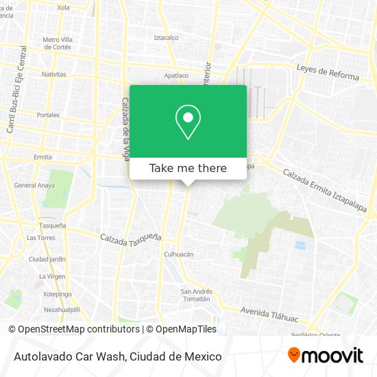 Mapa de Autolavado Car Wash