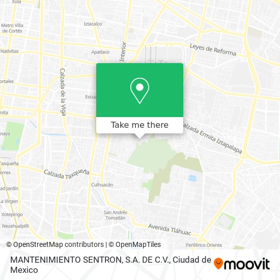 MANTENIMIENTO SENTRON, S.A. DE C.V. map