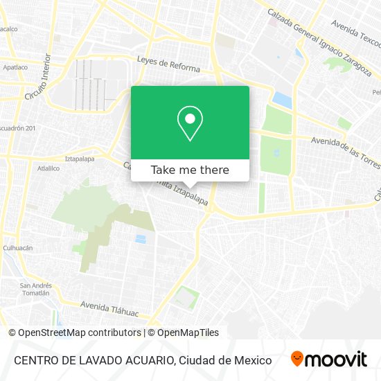 CENTRO DE LAVADO ACUARIO map