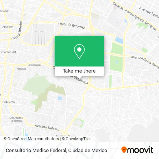 Consultorio Medico Federal map