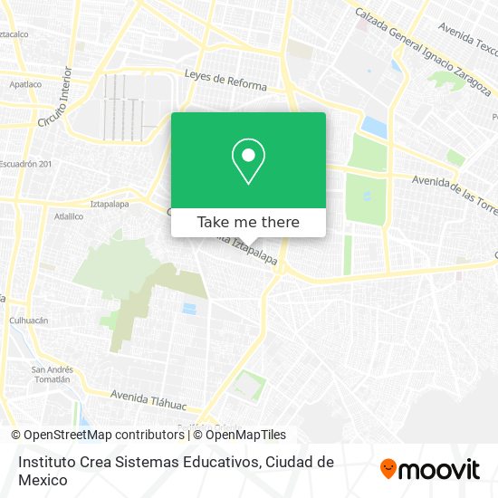 Mapa de Instituto Crea Sistemas Educativos