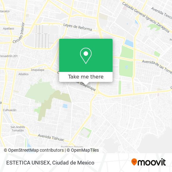 ESTETICA UNISEX map