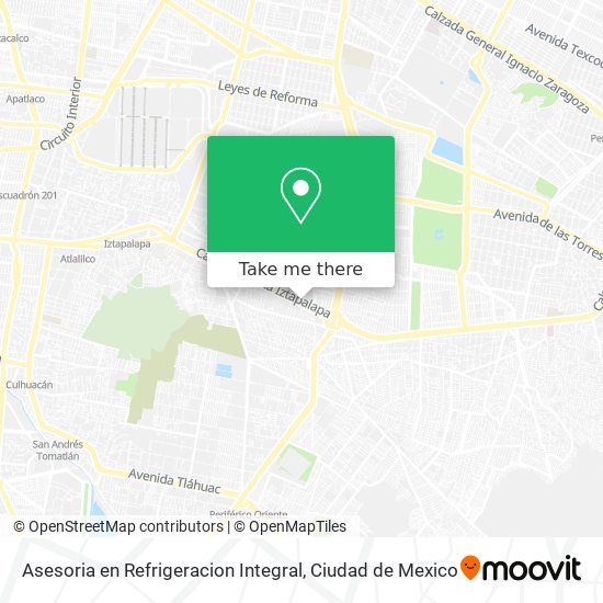 Asesoria en Refrigeracion Integral map