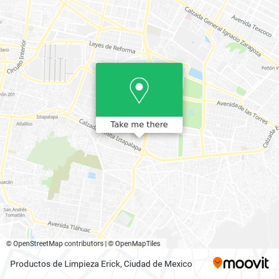 Productos de Limpieza Erick map