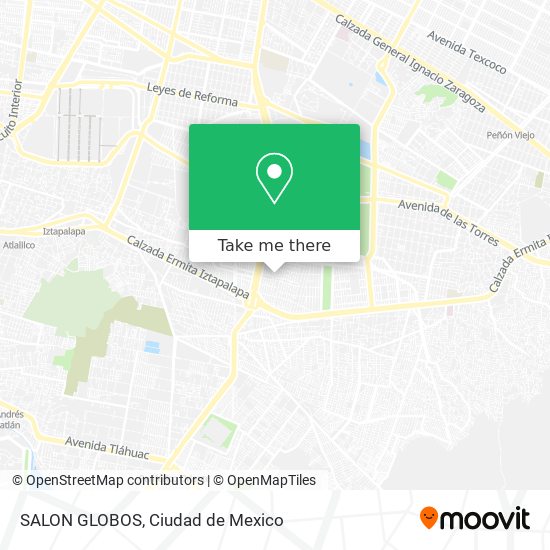 Mapa de SALON GLOBOS