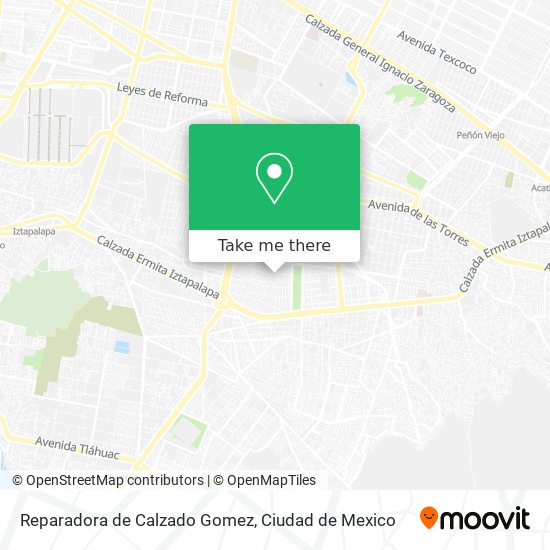 Reparadora de Calzado Gomez map