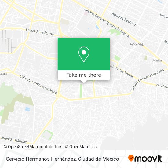 Mapa de Servicio Hermanos Hernández