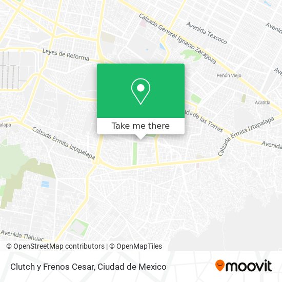 Clutch y Frenos Cesar map