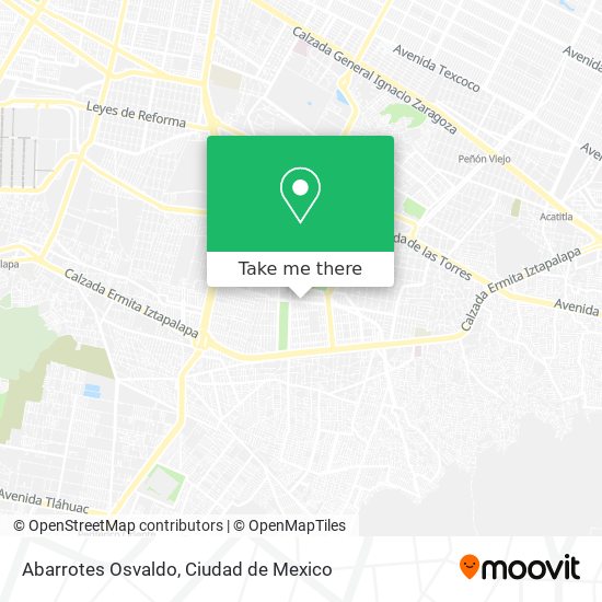 Abarrotes Osvaldo map