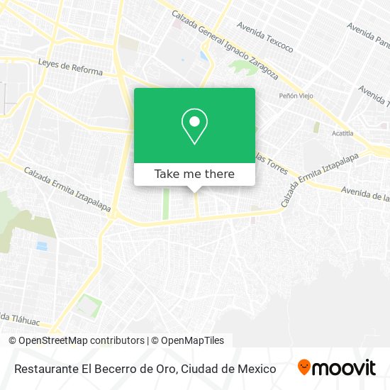 Restaurante El Becerro de Oro map