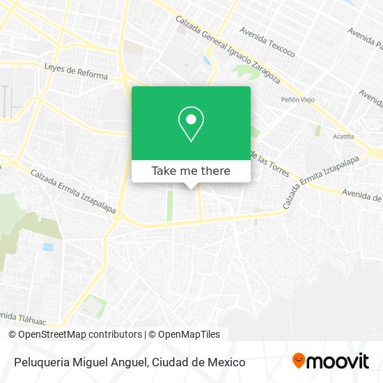 Mapa de Peluqueria Miguel Anguel