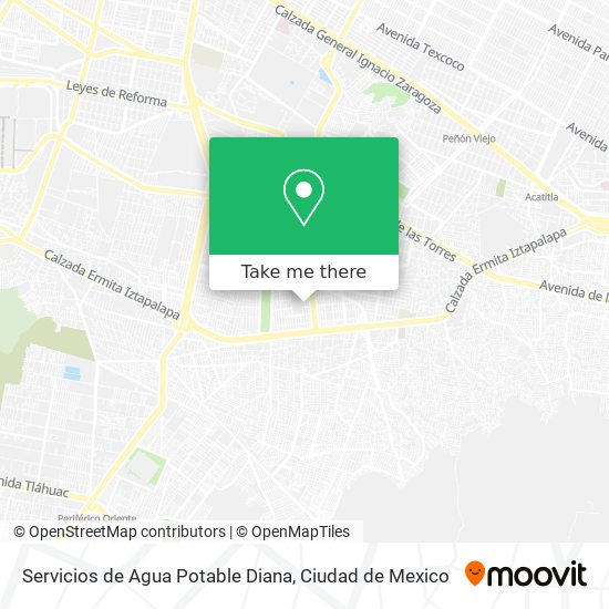 Mapa de Servicios de Agua Potable Diana