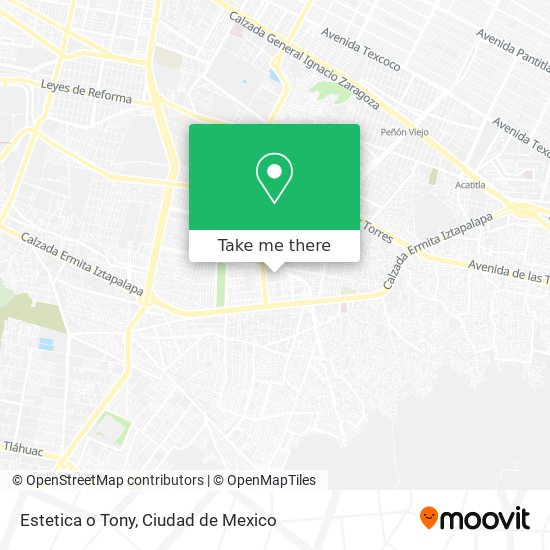 Estetica o Tony map