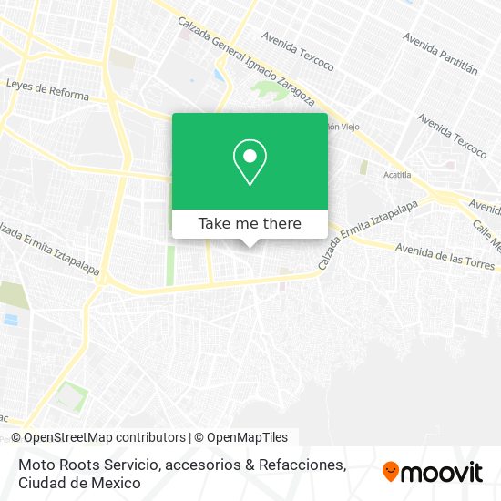 Moto Roots Servicio, accesorios & Refacciones map