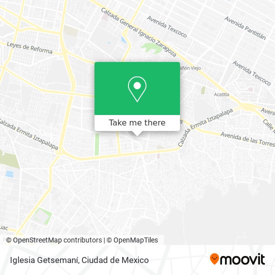 Iglesia Getsemaní map