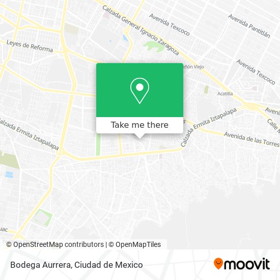 Bodega Aurrera map