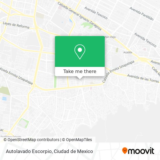 Autolavado Escorpio map