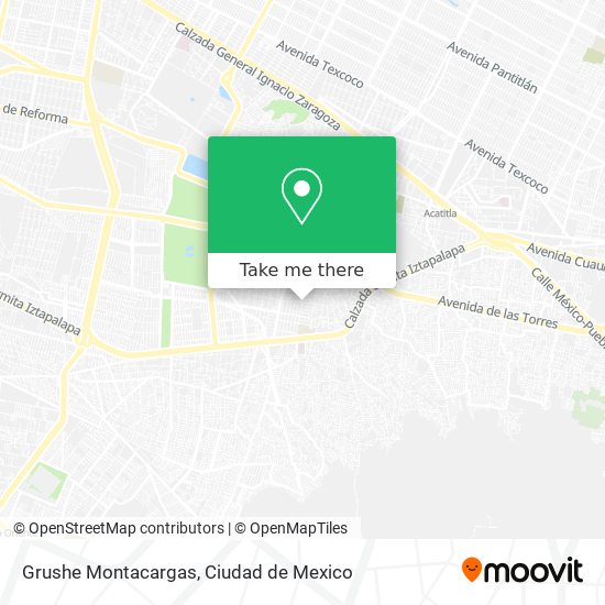 Grushe Montacargas map