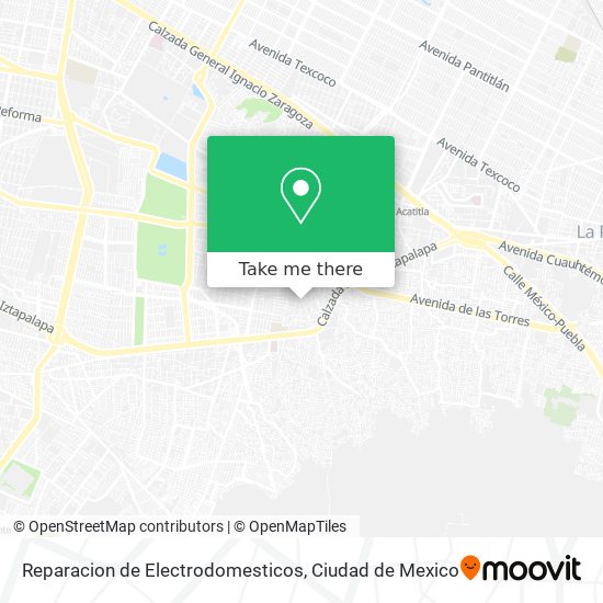 Reparacion de Electrodomesticos map