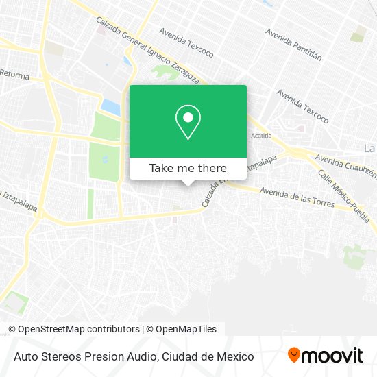 Mapa de Auto Stereos Presion Audio