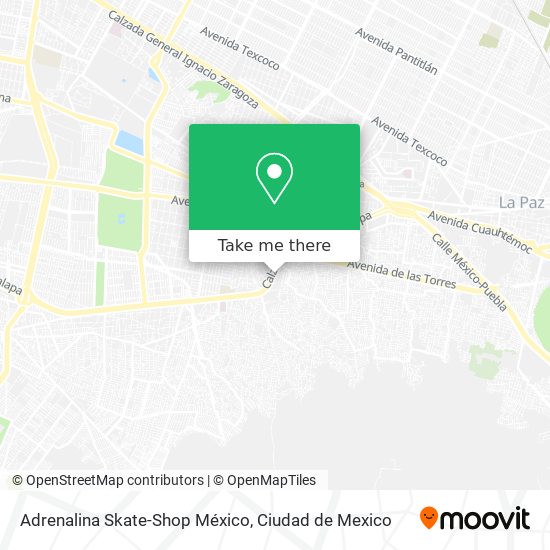 Adrenalina Skate-Shop México map