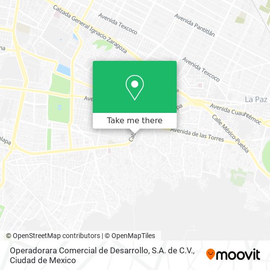 Mapa de Operadorara Comercial de Desarrollo, S.A. de C.V.