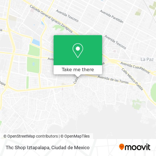 Thc Shop Iztapalapa map