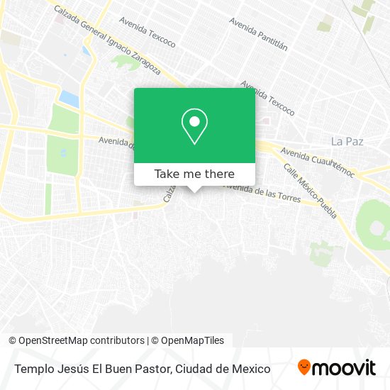 Templo Jesús El Buen Pastor map