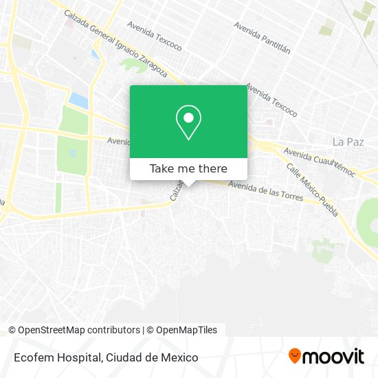 Mapa de Ecofem Hospital