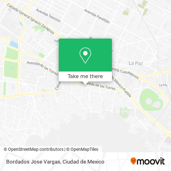 Bordados Jose Vargas map