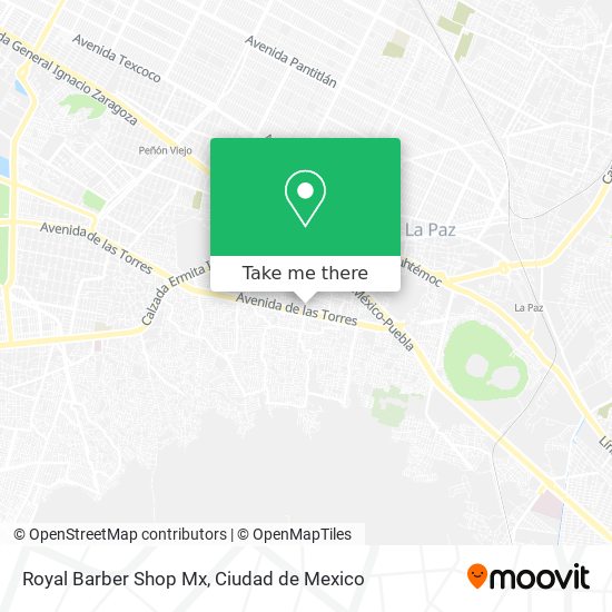 Mapa de Royal Barber Shop Mx