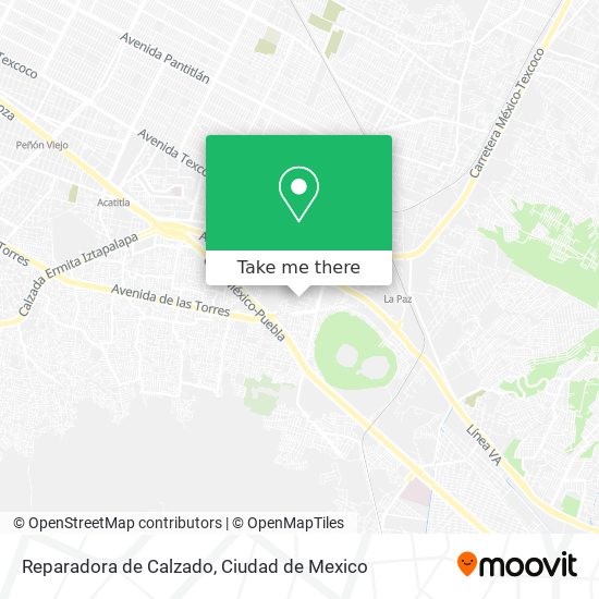 Reparadora de Calzado map