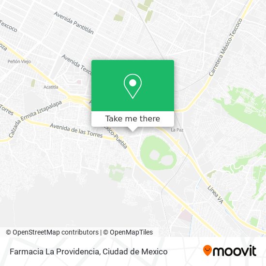 Mapa de Farmacia La Providencia