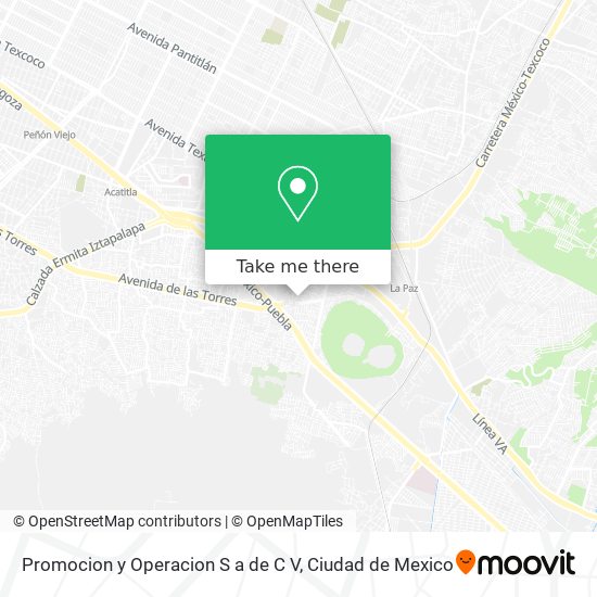 Promocion y Operacion S a de C V map