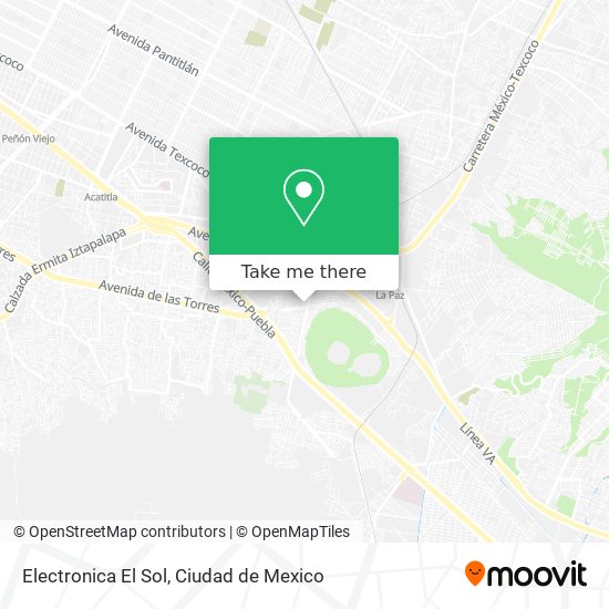 Electronica El Sol map
