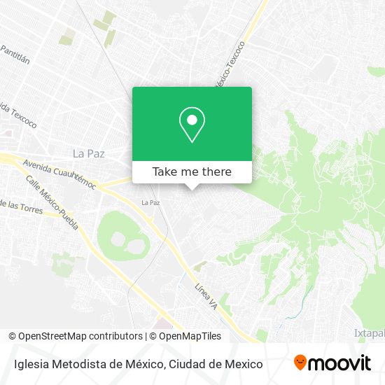 Iglesia Metodista de México map