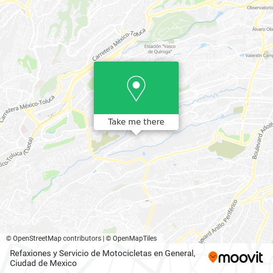 Mapa de Refaxiones y Servicio de Motocicletas en General