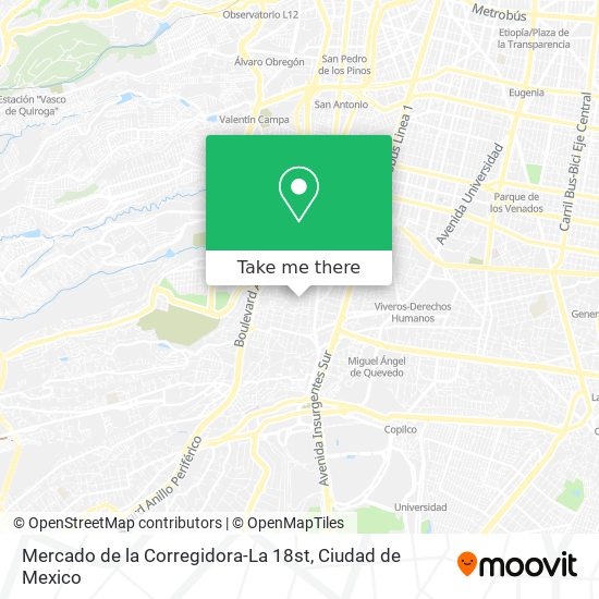Mercado de la Corregidora-La 18st map