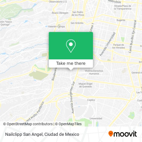 Nailclipp San Angel map