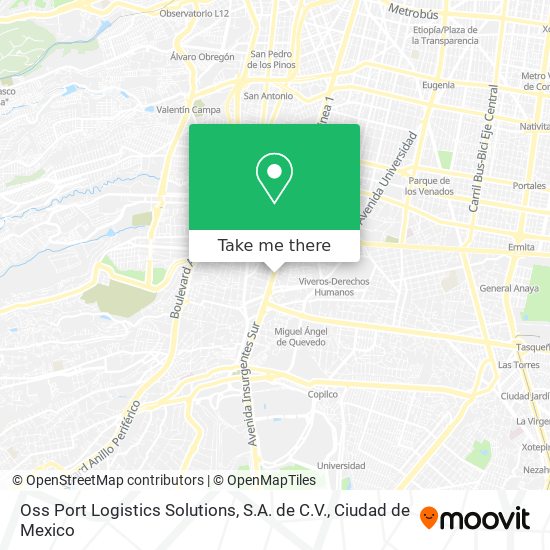 Mapa de Oss Port Logistics Solutions, S.A. de C.V.