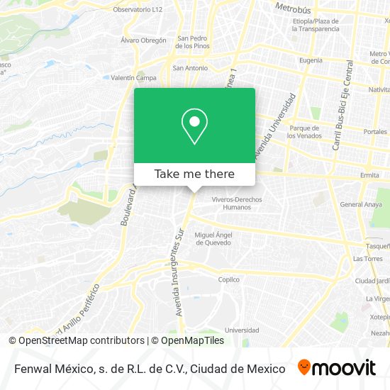 Mapa de Fenwal México, s. de R.L. de C.V.