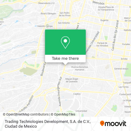 Trading Technologies Development, S.A. de C.V. map