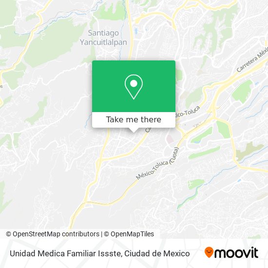 Unidad Medica Familiar Issste map