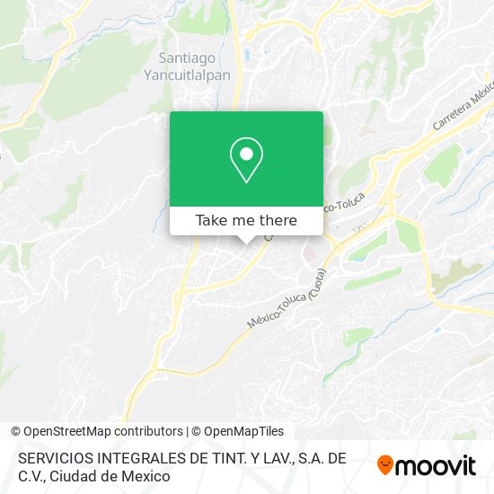 SERVICIOS INTEGRALES DE TINT. Y LAV., S.A. DE C.V. map